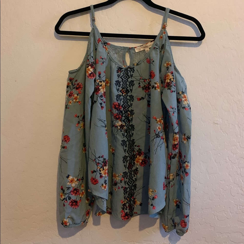 Off the shoulder top from Kohl’s(Rewind Brand)